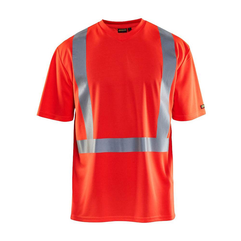 Blaklader 3382 UV Hi-Vis V-Neck T-shirt - Business & Industrial > Work Safety Protective Gear HI-VIS T-SHIRTS