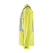 Blaklader 3383 Hi-Vis UV Long Sleeved V-Neck T-Shirt - Business & Industrial > Work Safety Protective Gear HI-VIS T-SHIRTS