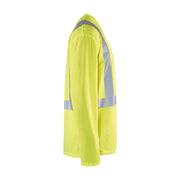 Blaklader 3383 Hi-Vis UV Long Sleeved V-Neck T-Shirt - Business & Industrial > Work Safety Protective Gear HI-VIS T-SHIRTS