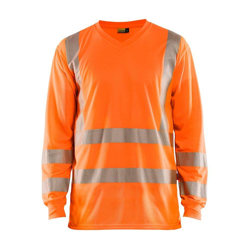 Blaklader 3385 Hi-Vis UV Long Sleeved T-Shirt - HI-VIS T-SHIRTS