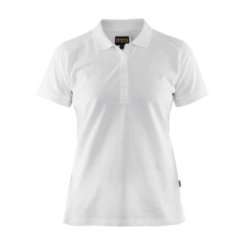 Blaklader 3390 Women's Polo Shirt White - WOMENS T-SHIRTS