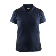 Blaklader 3390 Women's Polo Shirt Dark Navy / Black - WOMENS T-SHIRTS