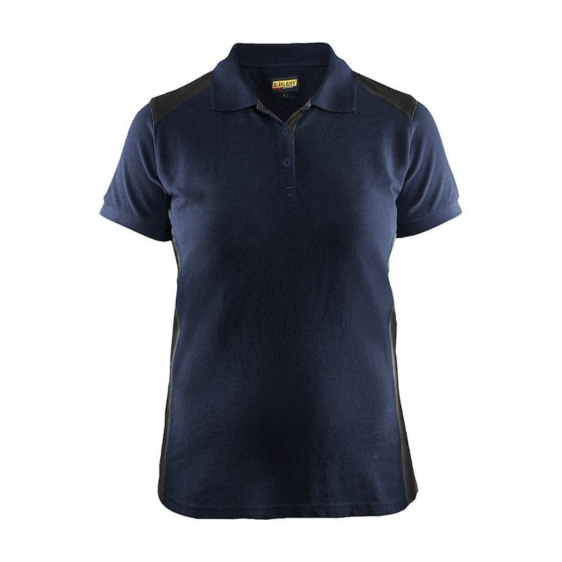 Blaklader 3390 Women's Polo Shirt Dark Navy / Black - WOMENS T-SHIRTS