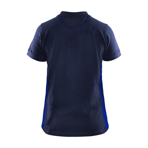 Blaklader 3390 Women's Polo Shirt Navy Blue/Cornflower blue - WOMENS T-SHIRTS