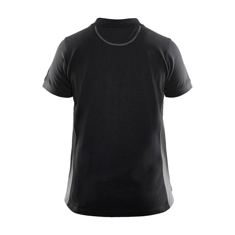 Blaklader 3390 Women's Polo Shirt Black / Grey - WOMENS T-SHIRTS