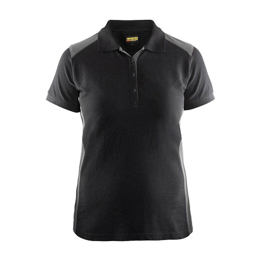 Blaklader 3390 Women's Polo Shirt Black / Grey - WOMENS T-SHIRTS