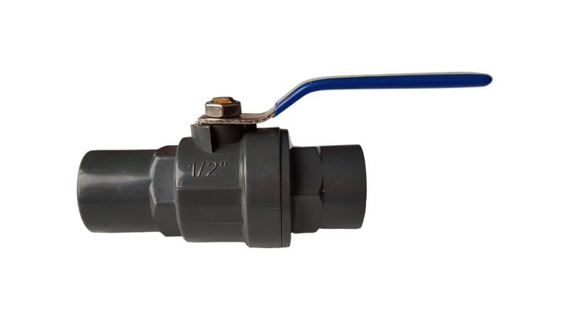 PP 1.5" BSPF Stopcock with Stainless Steel Ball Valve and Handle - Home & Garden > Lawn & Garden Tech Hose & Fittings