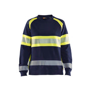 Blaklader 3409 Women's Hi-Vis Sweatshirt - WOMENS HI-VIS CLOTHING