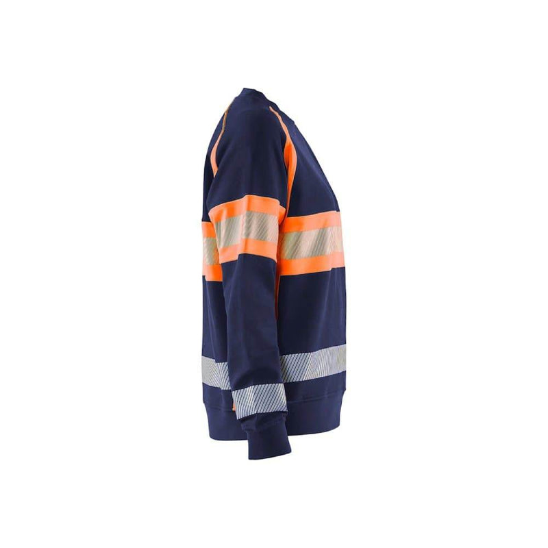 Blaklader 3409 Women's Hi-Vis Sweatshirt - WOMENS HI-VIS CLOTHING