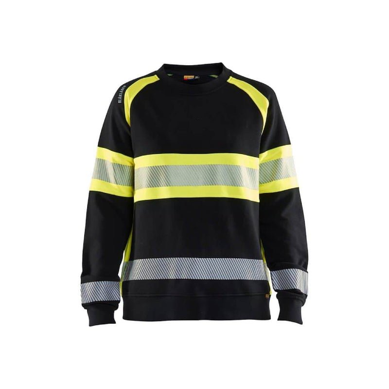 Blaklader 3409 Women's Hi-Vis Sweatshirt - WOMENS HI-VIS CLOTHING