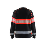 Blaklader 3409 Women's Hi-Vis Sweatshirt - WOMENS HI-VIS CLOTHING