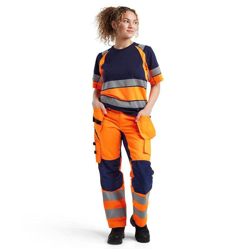 Blaklader 3410 Women's Hi-Vis T-Shirt - Business & Industrial > Work Safety Protective Gear WOMENS HI-VIS CLOTHING