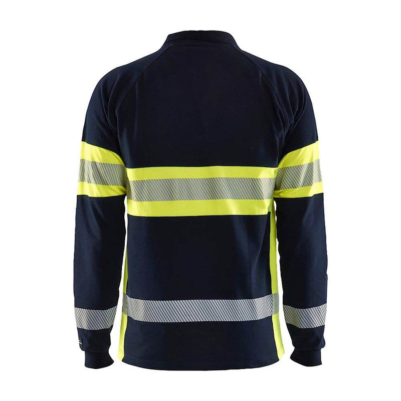 Blaklader 3438 Long-Sleeved Multinorm Polo Flame Resistant - FLAME RETARDANT SHIRTS