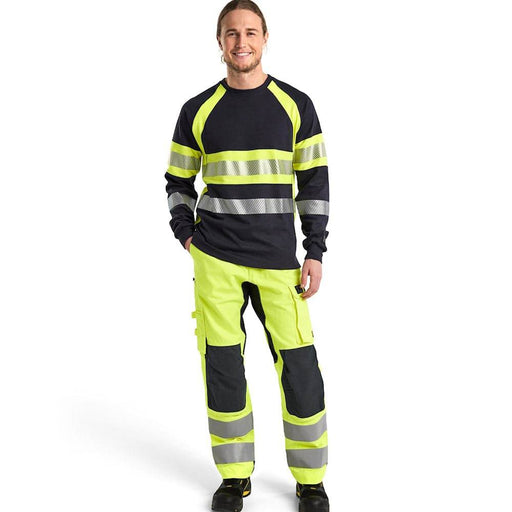 Blaklader 3484 Flame Resistant Long Sleeve T-Shirt - Business & Industrial > Work Safety Protective Gear FLAME RETARDANT SHIRTS