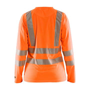 Blaklader 3485 Women's Hi-Vis T-Shirt Long Sleeve - WOMENS HI-VIS CLOTHING