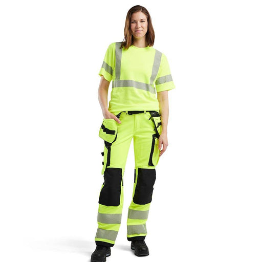 Blaklader 3502 Women's Hi-Vis Short Sleeves T-Shirt - WOMENS HI-VIS CLOTHING