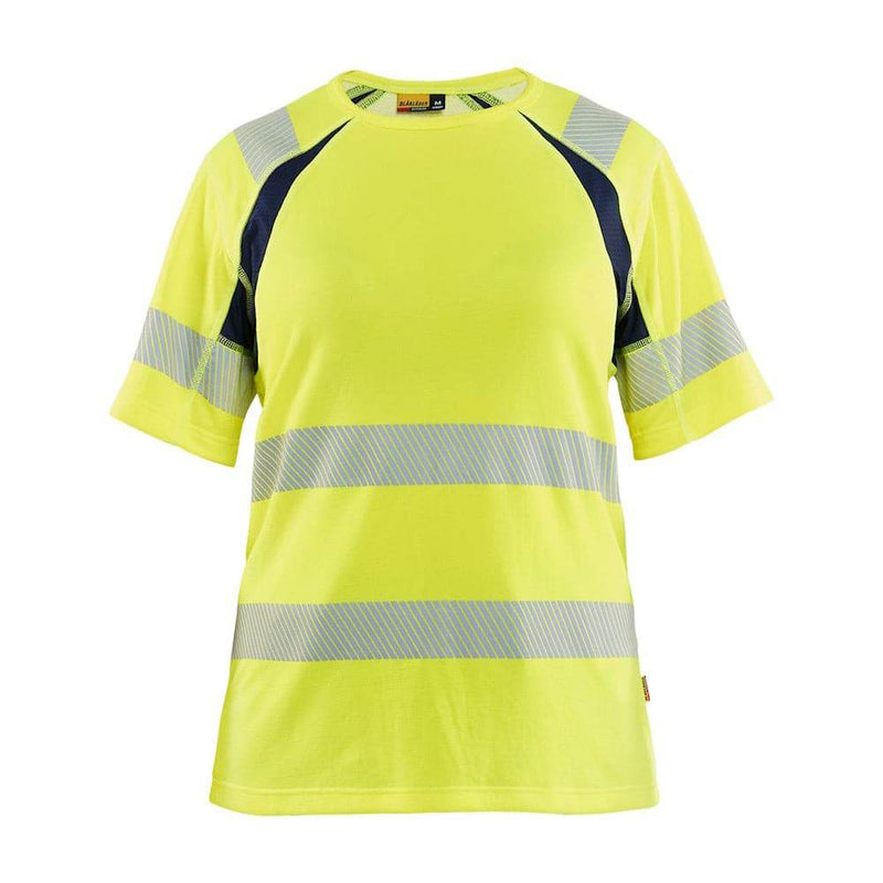 Blaklader 3503 Women's Hi-Vis Short Sleeve T-Shirt - WOMENS HI-VIS CLOTHING