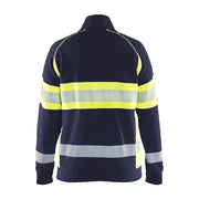 Blaklader 3505 Women's Hi-Vis Full Zip Sweatshirt - WOMENS HI-VIS CLOTHING