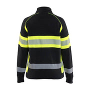 Blaklader 3505 Women's Hi-Vis Full Zip Sweatshirt - WOMENS HI-VIS CLOTHING