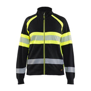 Blaklader 3505 Women's Hi-Vis Full Zip Sweatshirt - WOMENS HI-VIS CLOTHING