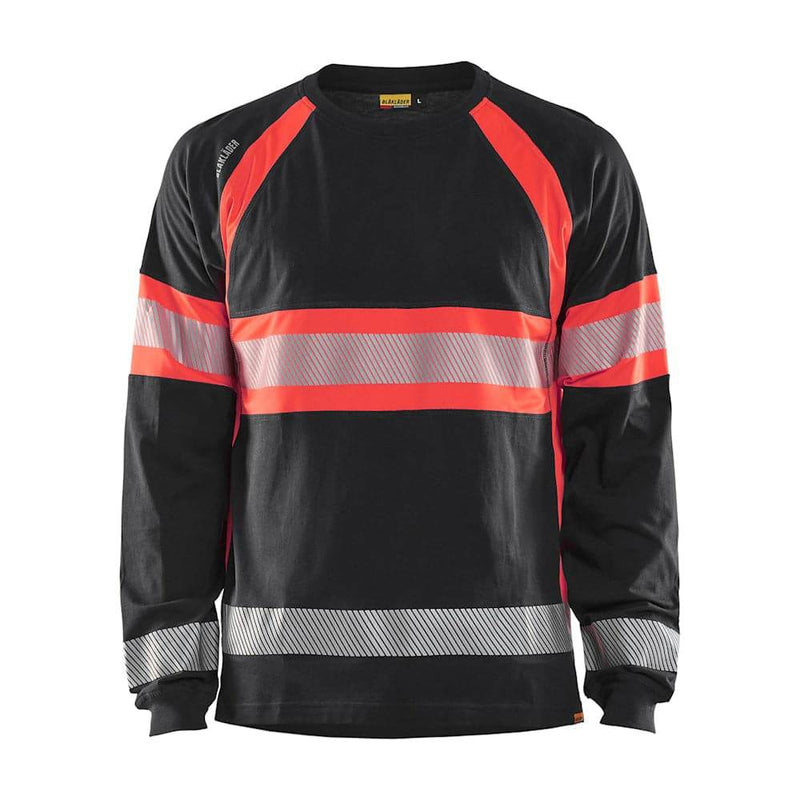 Blaklader 3510 Hi-Vis Long Sleeved T-Shirt - Business & Industrial > Work Safety Protective Gear HI-VIS T-SHIRTS
