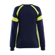 Blaklader 3521 Women's Long-Sleeved T-shirt with Hi-Vis - WOMENS SWEATSHIRTS