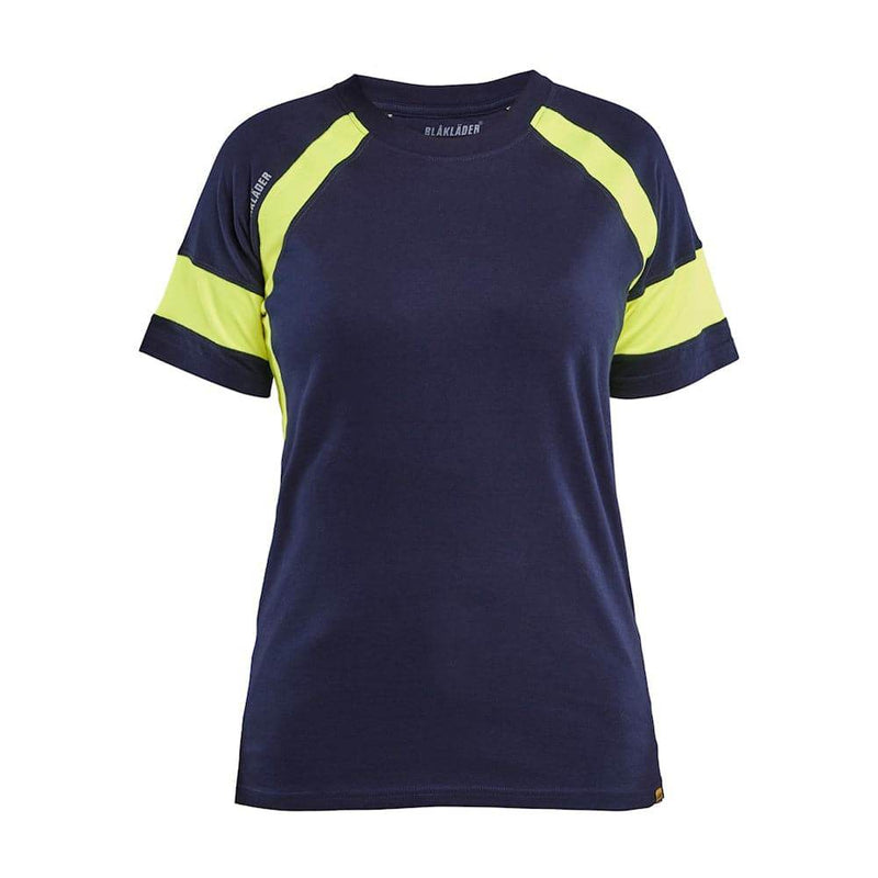 Blaklader 3524 Women's T-shirt with Hi-Vis - WOMENS T-SHIRTS