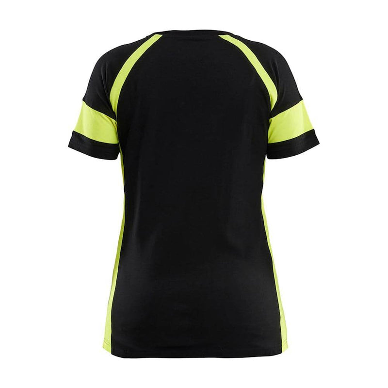 Blaklader 3524 Women's T-shirt with Hi-Vis - WOMENS T-SHIRTS