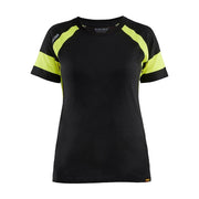 Blaklader 3524 Women's T-shirt with Hi-Vis - WOMENS T-SHIRTS