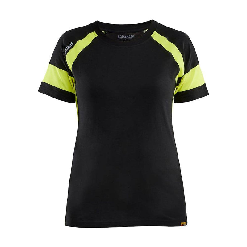 Blaklader 3524 Women's T-shirt with Hi-Vis - WOMENS T-SHIRTS