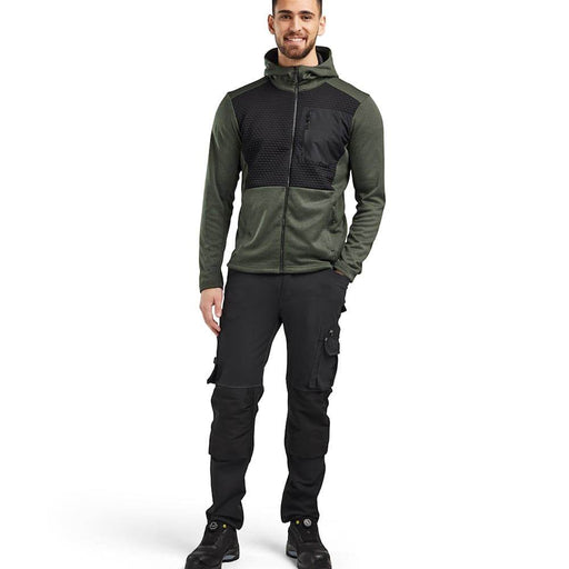 Blaklader 3540 Full-Length Zip Hoodie Sweatshirt - HOODIES