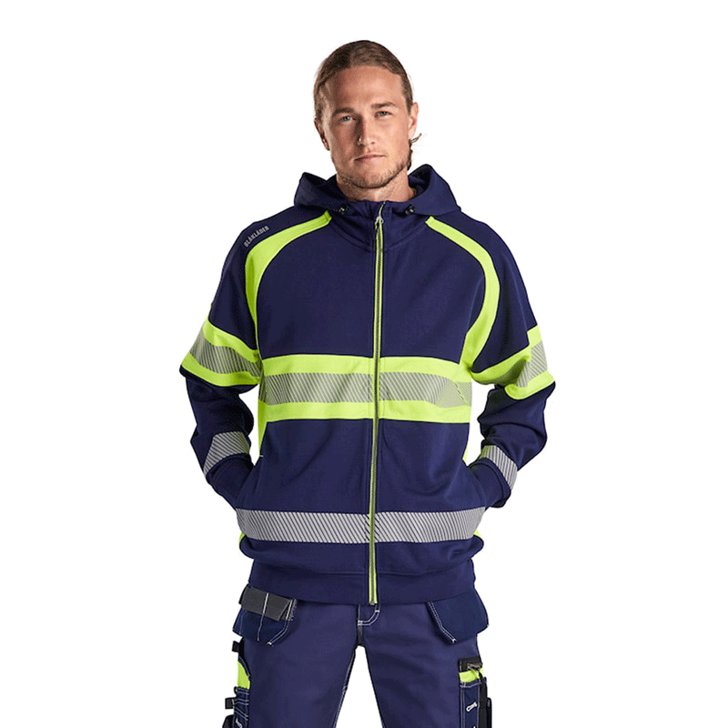 Blaklader 3552 Hi-Vis Hoodie - HI-VIS SWEATSHIRTS & HOODIES