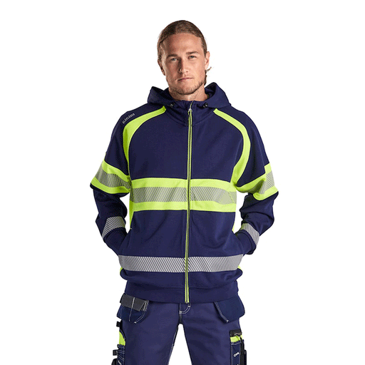 Blaklader 3552 Hi-Vis Hoodie - HI-VIS SWEATSHIRTS & HOODIES