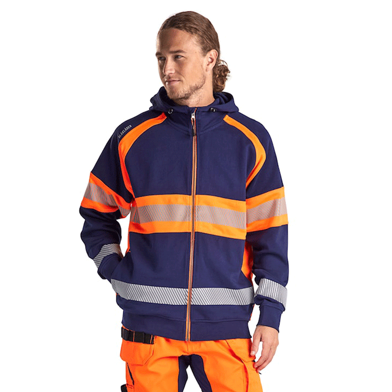 Blaklader 3552 Hi-Vis Hoodie - HI-VIS SWEATSHIRTS & HOODIES