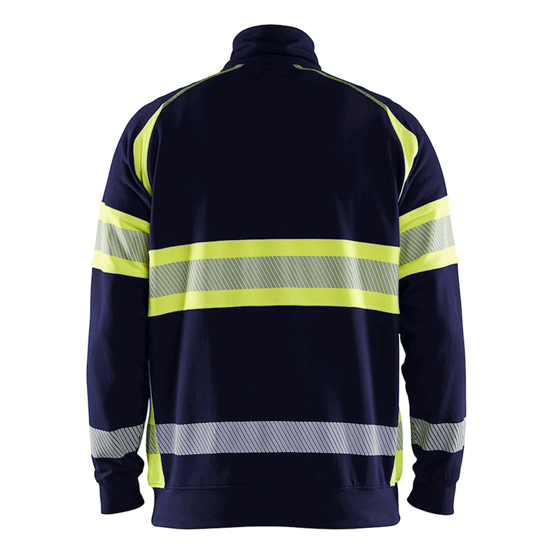 Blaklader 3553 Hi-Vis Half Zip Sweatshirt - Apparel & Accessories > Clothing > Clothing Tops > Sweatshirts HI-VIS SWEATSHIRTS & HOODIES