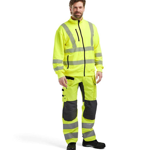 Blaklader 3563 Hi-Vis Full-zip Sweatshirt - Business & Industrial > Work Safety Protective Gear HI-VIS SWEATSHIRTS & HOODIES