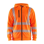 Blaklader 3565 Full-Zip Hi-Vis Hoodie Sweatshirt -