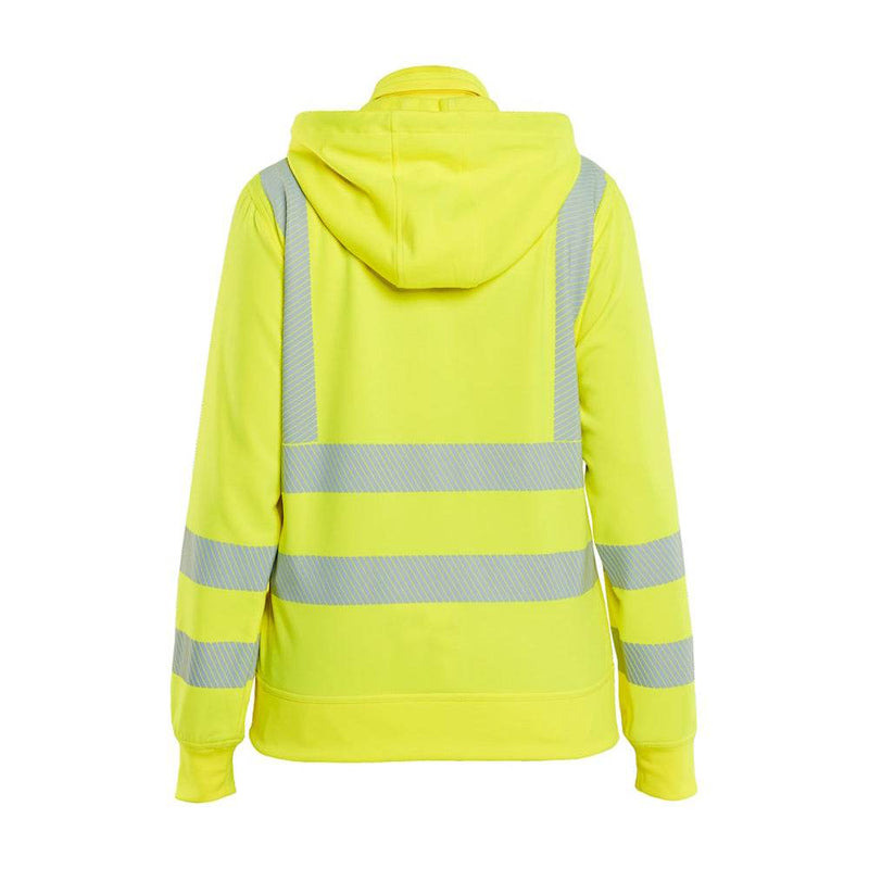 Blaklader 3574 Women's Hi-Vis Sweatshirt detachable hood - WOMENS HI-VIS CLOTHING