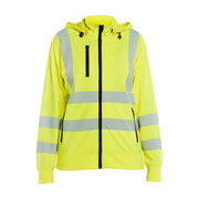Blaklader 3574 Women's Hi-Vis Sweatshirt detachable hood - WOMENS HI-VIS CLOTHING
