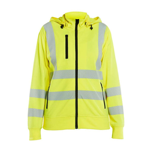 Blaklader 3574 Women's Hi-Vis Sweatshirt detachable hood - WOMENS HI-VIS CLOTHING