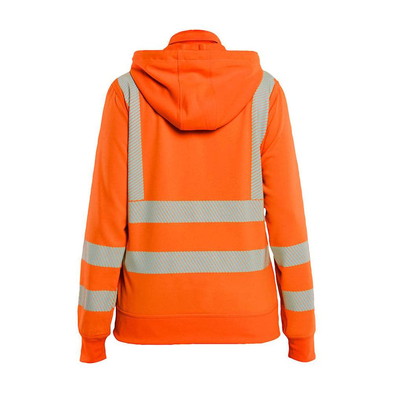 Blaklader 3574 Women's Hi-Vis Sweatshirt detachable hood - WOMENS HI-VIS CLOTHING