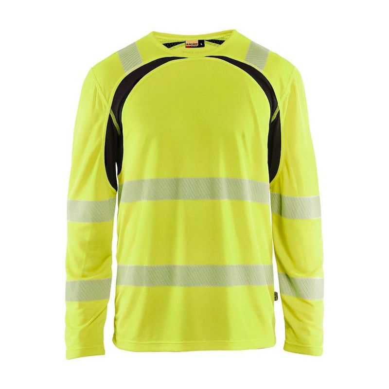 Blaklader 3599 Hi-Vis UV-Protected Long-Sleeved T-Shirt - Business & Industrial > Work Safety Protective Gear HI-VIS T-SHIRTS