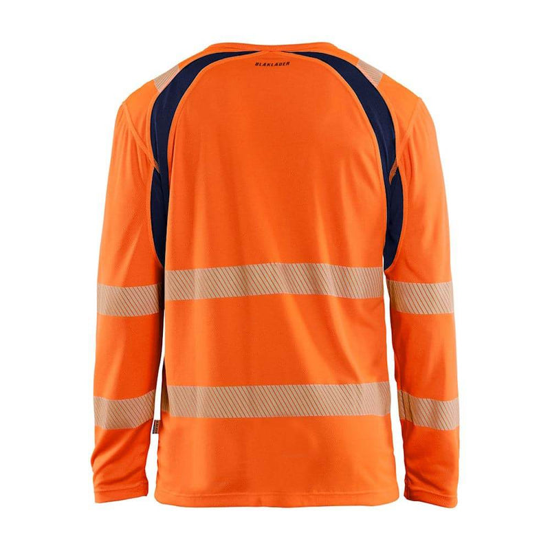 Blaklader 3599 Hi-Vis UV-Protected Long-Sleeved T-Shirt - Business & Industrial > Work Safety Protective Gear HI-VIS T-SHIRTS