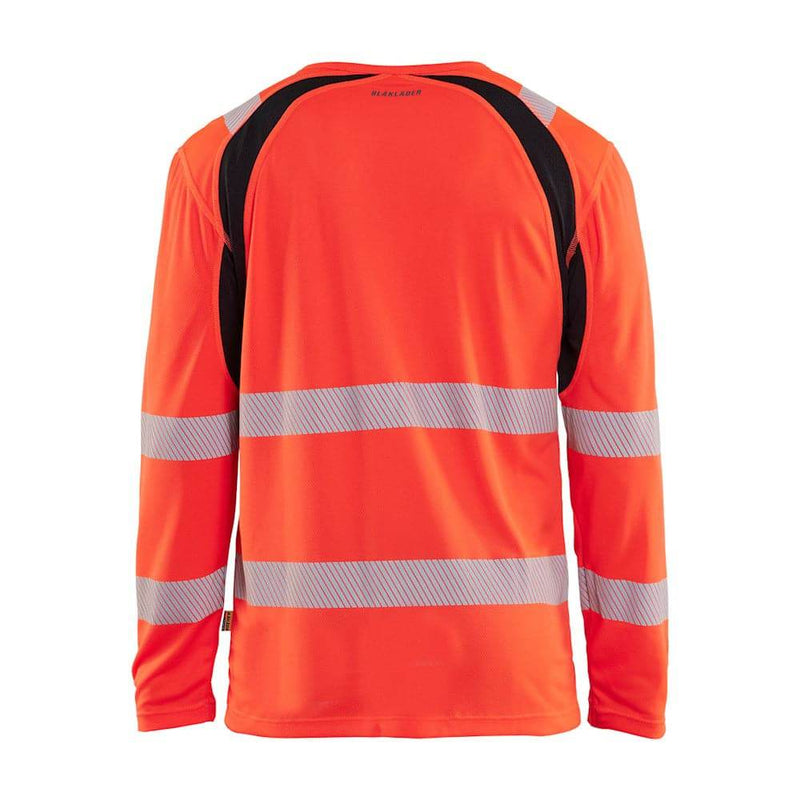 Blaklader 3599 Hi-Vis UV-Protected Long-Sleeved T-Shirt - Business & Industrial > Work Safety Protective Gear HI-VIS T-SHIRTS