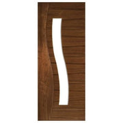 Cadiz Walnut Prefinished Glazed Internal Door - All Sizes - Doors