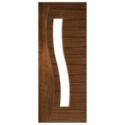 Cadiz Walnut Prefinished Glazed Internal Door - All Sizes - Doors