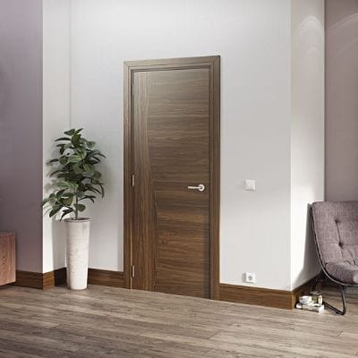 Cadiz Walnut Prefinished Internal Door - All Sizes - Doors