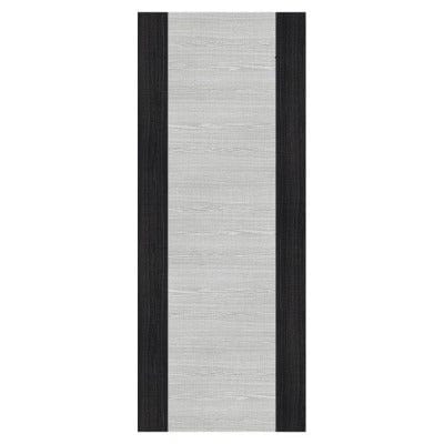 Deanta Flush Light Grey Ash Prefinished Internal Fire Door FD30 With Dark Grey Edges 1981mm x 762mm -