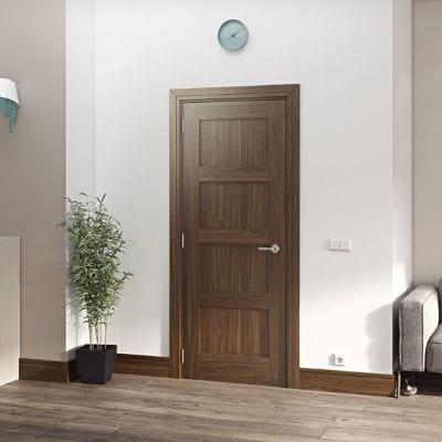 Coventry Walnut Prefinished Internal Door - All Sizes -