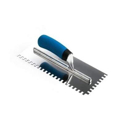 Soft Grip Pattern Notch Trowel - All Sizes - Tiling